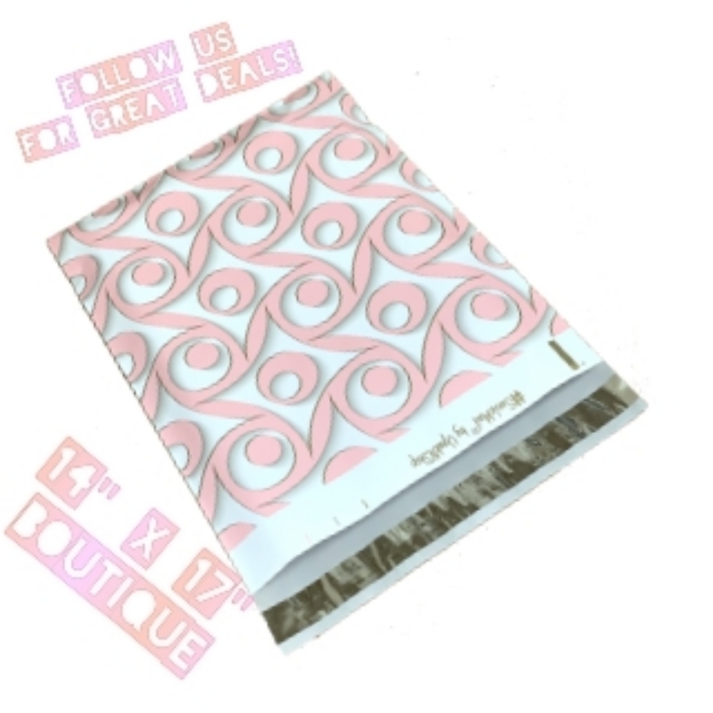 50 Boutique Poly Mailers 14x17